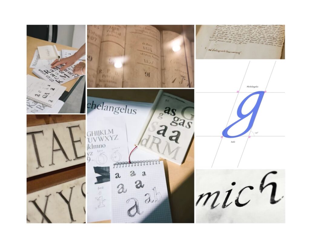 Collage font